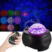 Starry Projector for Bedroom, [3 in 1] Bluetooth Speaker Music Starry 3B