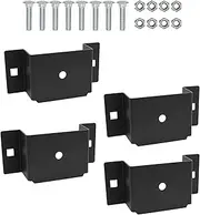 JISADER 4X Trailer Stake Pocket Brackets Multipurpose for Trucks Box Flat Bed