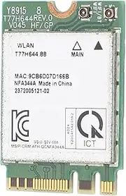 Wireless Network Card Module, T77H644, 2.4G 5G Dual Band 1200Mbps Wireless Card, Bluetooth 4.1, NGFF M.2, for 7 8 10 11, Linux Laptop
