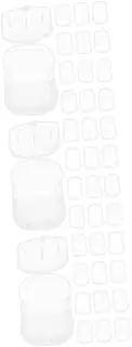 minkissy 3sets Portable Travel Soap Dish Soap Travel Mini Toiletries Soap Dish Soap Bars Soap Tray Travel Soap Container Soap Case Hand Soap Travel Soap Slices White Plastic 20boxes*3