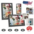 10.1 Inch Wi-Fi Digital Photo Frame Bundle - 2 Pack with Touchscreen Display
