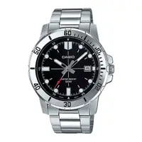 在飛比找ETMall東森購物網優惠-【CASIO 卡西歐】指針男錶 不鏽鋼錶帶 礦物玻璃 防水5