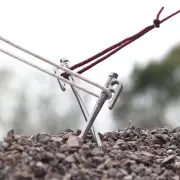 Heavy Duty Tent Pegs with Hook Secure and Reliable for Outdoor Activities