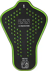 IXS CCS, back protector level 2 , color: Black/Green , size: S