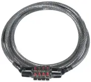 Kryptonite KryptoFlex Keeper 512 4-Digit Combo Self Coiling Cable Lock 4' x 5mm