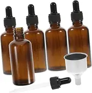 IWOWHERO 12pcs Glass Essential Oil Dropper Bottles Vials with Funnels for Perfume Travel and DIY Liquids Compact and Durable for Easy Use