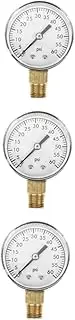 Water Pressure Gauge Professional Pool Pressure Test Gauge with Npt Connection Corrosion Resistant Sealant Easy to Read Markings Durable Material