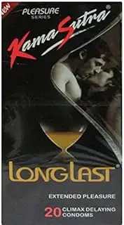 Kama Sutra Kamasutra Long Last Condoms 20S (Combo Pack of 2)
