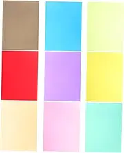 OSALADI 9pcs Gel Filters for Flash Strobe Film Photo Party Video Stage Lighting Filters