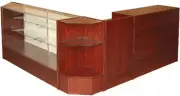 Showcase Display Cabinet Counter #CHERRY Combination