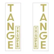 Tange TXSUPER fork decal set - old school bmx