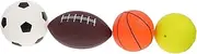1Set Inflatable Ball for Fun Rugby Soccer Basketball Play Set Balls for Outdoor Play and Present
