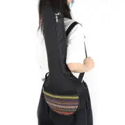 4 String Banjo Bag Gig Ethnic Style Cotton With Adjustable Straps Instrument MNJ