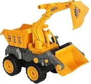 Digger Toys - Excavator Toy | Construction Bulldozer Toy | Construction Model Excavator | Multi-Functional Children Digger Car | Construction Vehicles | Educational Learning Toys for Kindergarten