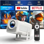 [Netflix-Licensed] Smart Projector with Wifi and Bluetooth, Portable Mini 108...