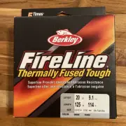 berkley fireline 20lb test Smoke superline braid 125 yards