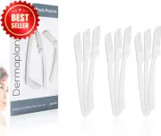 Dermaplaning Tool 9-Pack Razor Face Hair Remover for Peach Fuzz & Eyebrows