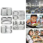 Stainless Steel Lunch Box School Canteen Stainless Steel Clapboard Lunch Box