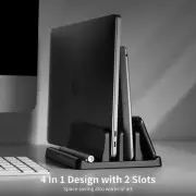 Vaydeer Plastic Vertical Laptop Stand Holder Adjustable Desktop Notebook Dock