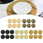 Elegant Design Round Placemats for Dining Table Set of 6 Non Slip Mats