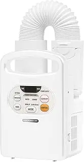Iris Ohyama, 3-in-1 Electric Blanket/Heat Blanket, Dryer & Disinfector, 560 W, Extendable Hose, Preset Functions, Mite Elimination Mode, for Bedding, Shoes - Quilt Dryer FK-C2 - White