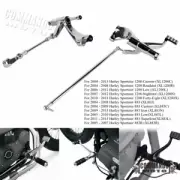 Forward Control Foot Pegs Levers Kit For Harley Sportster 1200 883 2004-2013