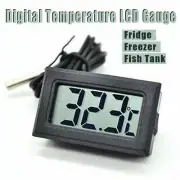 Digital LCD Thermometer Accurate Temperature Gauge for Refrigerator & Fish Tank