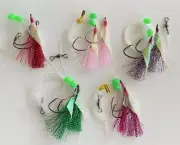 5 x 5/0 Custom Designed Snapper Fishing Rigs In 5 Colours Tackle