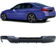 For BMW 5er F10 F11 2010-2017 With M-PACKET Rear Diffuser Black Gloss