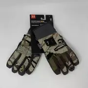 Size M Under Armour Mens Gore-Tex Mid Season Windstopper Hunt Gloves 1318575-999