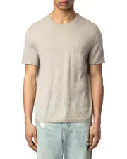 Zadig & Voltaire Jimmy Pocket Cashmere Tee