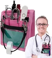 Nurse Pouch - Nurse Fanny Pack Storage Waist Bag | Small Utility Tool Belt with Tape Holder Multi Compartment Waist Bag for Women & Men