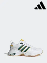 adidas White/Green Strutter Trainers (AF7865) | $127