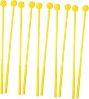 Sosoport 10pcs Stage Drumsticks Lightweight Percussion Mallets for Tongue Drum Marimba Xylophone Durable Portable Music Accessories