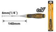 INGCO 4pcs Carpenter Wood Chisel Set Woodworking Tool 6mm, 12mm, 19mm, 25mm CR-V