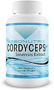 Absonutrix Cordyceps Sinensis Extract |Made in USA |120 Veg Capsules Increased Immunity and Energy Levels