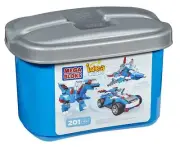 MEGA BLOKS IDEA BUILDERS Building Starter Set 201 Pieces in Tub AGES 4+ NEW!