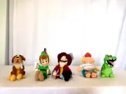 Disney Beanie Babies Peter Pan Set Of 5 NWT Peter Pan Smee Nana Croc Capt Hook