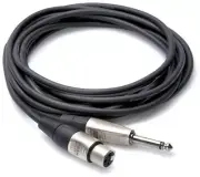 HOSA HXP-005 Unbalanced Interconnect Cable - REAN XLR Female to 1/4" TS - 5 ft