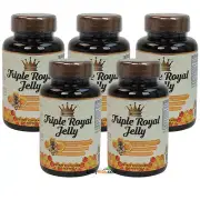 5 x Triple Royal Jelly Immunity Booster Formula 200 Softgels
