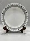 8pc Corelle City Block Dinner Plates, Made In USA, A2254