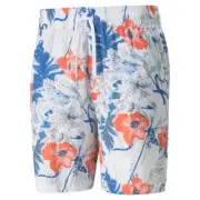 Puma Mens Nassau Short - 53379601 - Bright White/Hot Coral - S