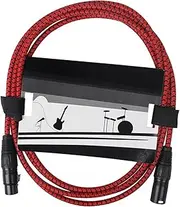 Yardwe 3 Pin XLR Microphone Cable Male to Female Cord for Guitar Bass and Audio Devices Durable and Construction for Sound Flexible Performance Connectivity