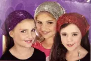 Pop Star Sequin Head Scarf Fancy Dress Up Halloween Costume Accessory 3 COLORS
