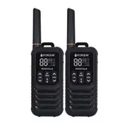 ECOXGEAR 2W 2PK UHF Handheld Radio - Black EXG200-2PK