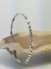 Bracelet (B254) Bangle - Navajo - Sterling Silver