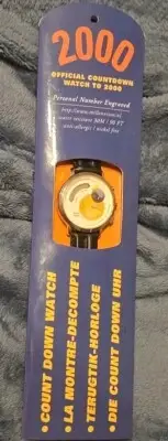 The Third Millennium Challenge Wrist Watch Leather Band WR With Papers Y2k