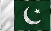 ANLEY Fly Breeze 3x5 Foot Pakistan Flag - Vivid Color and UV Fade Resistant - Canvas Header and Double Stitched - Republic of Pakistan Flags Polyester with Brass Grommets 3 X 5 Ft