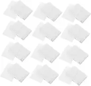 Generic 20 Packs Cotton Pad Buds Flushable Wipes Lint Nail Wipes Exfoliating Glove Exfoliating Face Sponge Dry Wipes Dryer Mini Face Wipes Toilet Wipes Gel Lip Pads for Makeup Remover