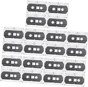 20 Pcs Blank Audio Tape Recording Blank Cassette Tapes 30-Minute Blank Cassette Tape Recordable Empty Cassette Tapes Recordable Cassette Tapes Recordable Empty Audio Tapes